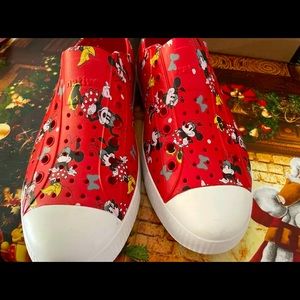 NATIVE Minnie Mouse Slip-On Shoes